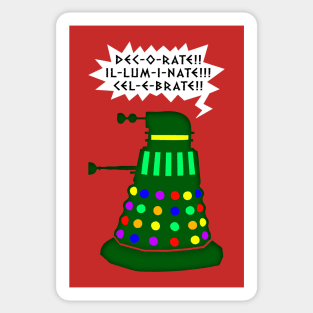 Holiday Dalek Sticker